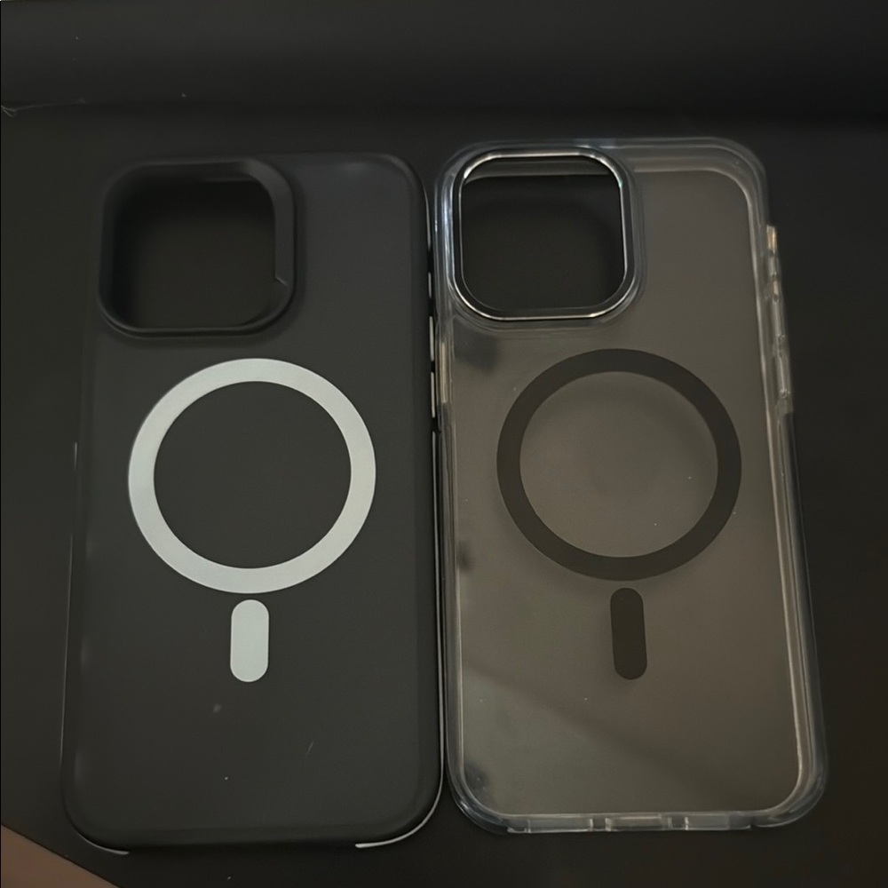 Black and Clear Phone Cases